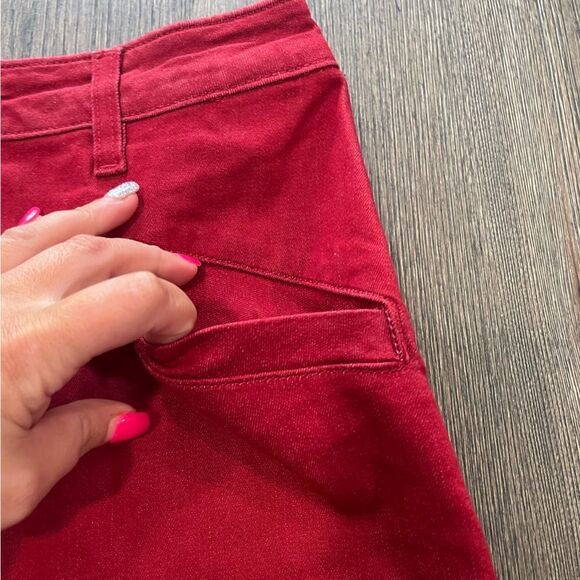 NWT Comfort Denim Mini Skirt Belted Size 13/14 - Picture 8 of 9